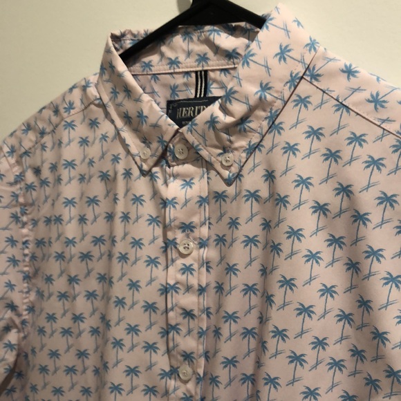 Heritage printed micro stretch short sleeve shirt - Picture 2 of 3
